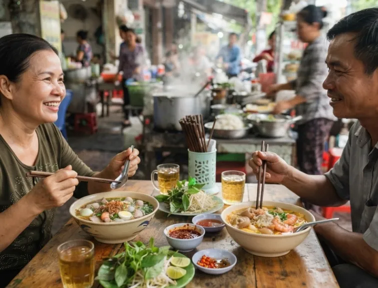 Đi ăn sáng 2 người: cách gọi hai món khác nhau để thử được nhiều vị hơn